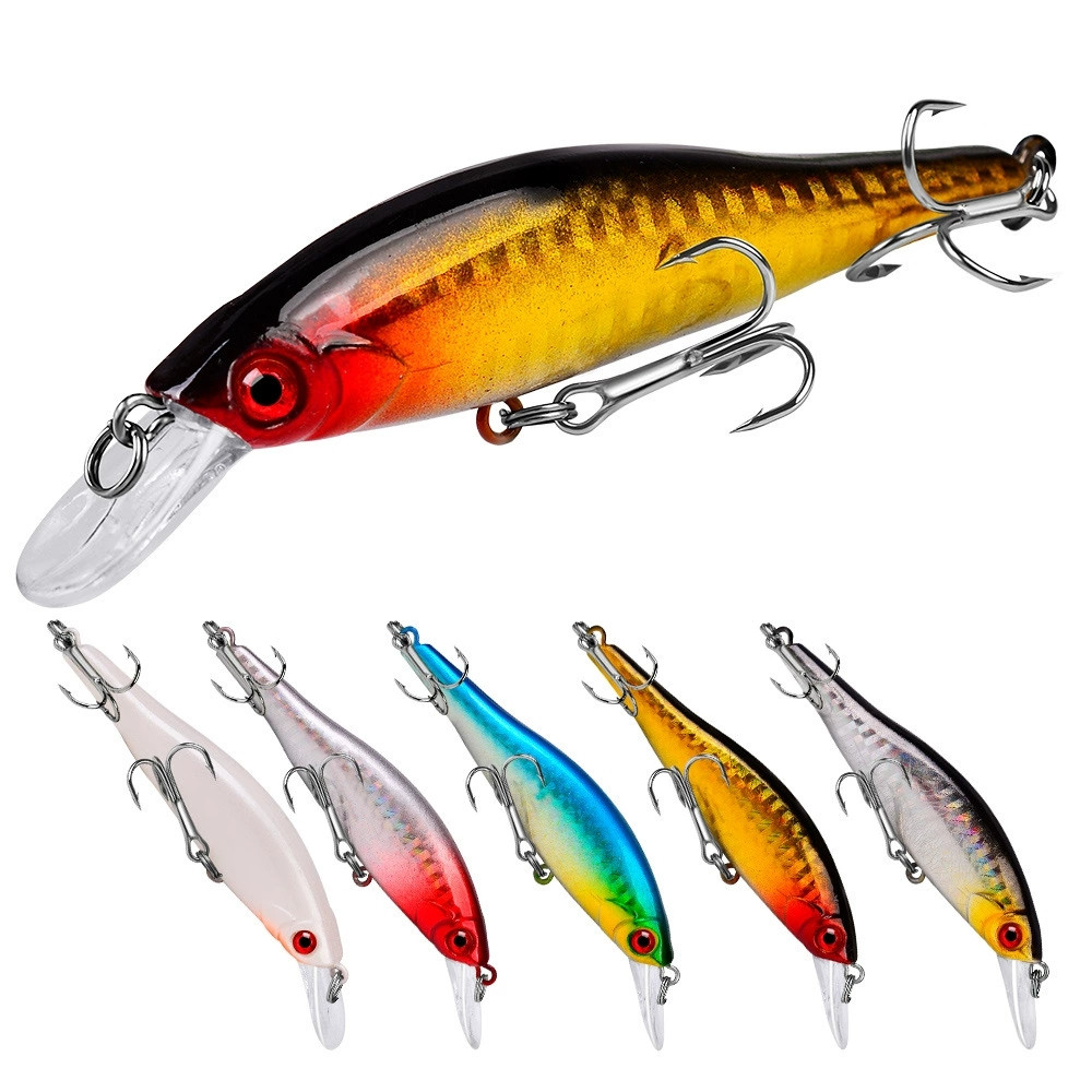 Fishing Lure Jerkbait - 5 Kleuren Inktvis Zee Minnow Vissen