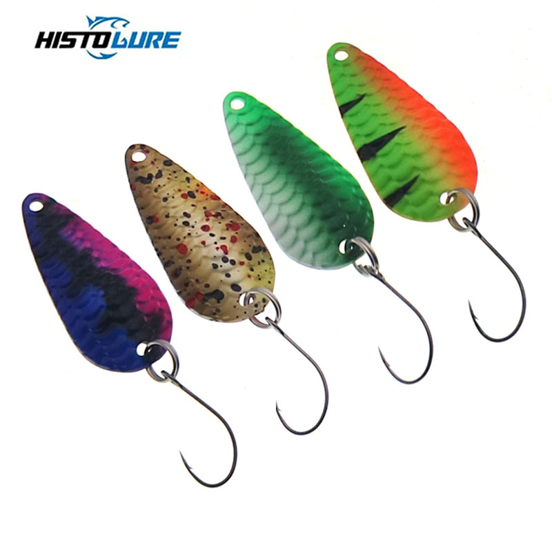 Fishing Lure Spoon - Vissen Forel Lepel Enkele Haak Spinning