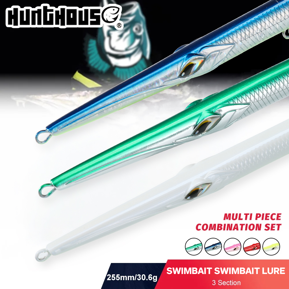 Fishing Lure Swimbait - Hunthouse 3PCS Swimbait 255 Potlood Vissen