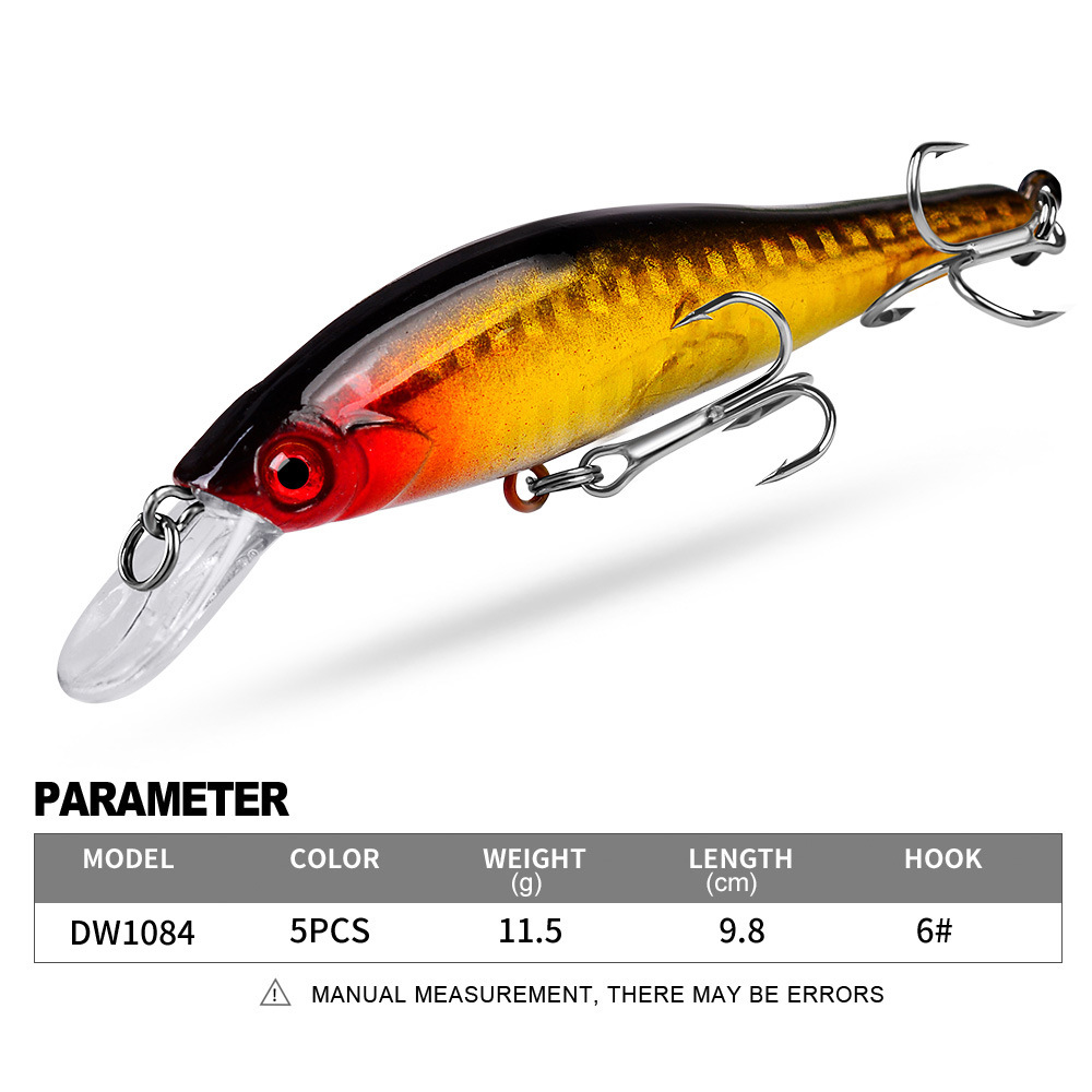 5 Kleuren Inktvis Zee Minnow V - Fishing Lure Jerkbait recensie en prijs