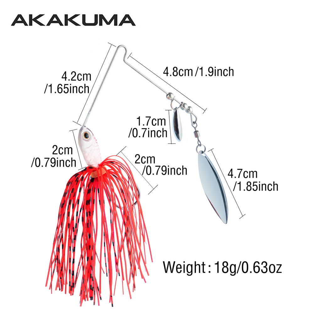 4 stuks 18g Spinnerbait Vislok - Fishing Lure Blade Bait recensie en prijs
