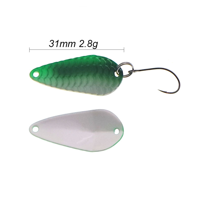 Vissen Forel Lepel Enkele Haak - Fishing Lure Spoon recensie en prijs