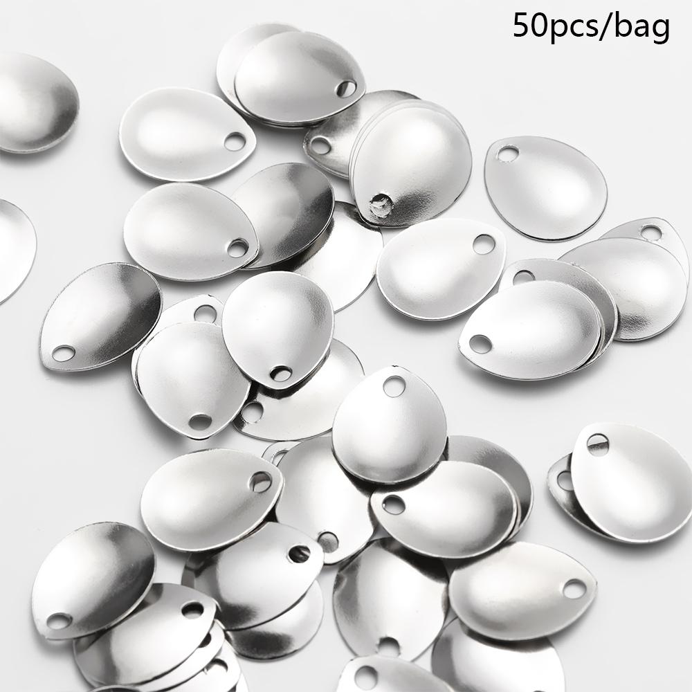 50 Stuks Zilver Glad Nikkel Pa - Fishing Lure Spoon recensie en prijs