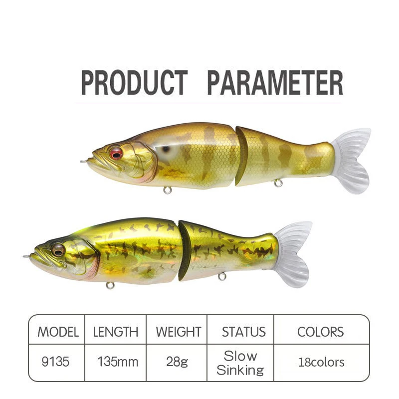 Swimbait Visserij Lokmiddel 13 - Fishing Lure Jerkbait recensie en prijs