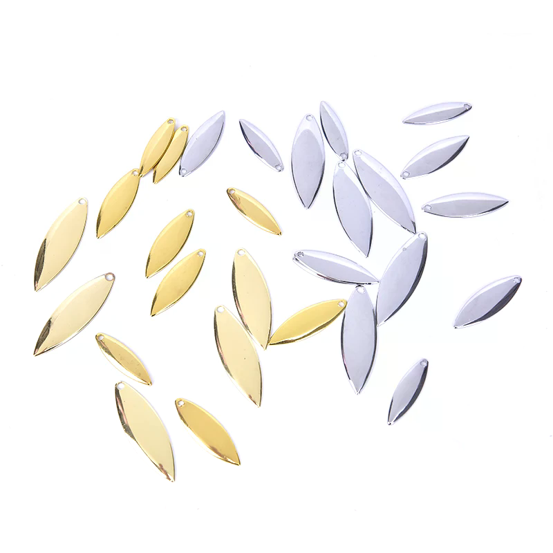 50 stuks Wilgenblad Spinnerbla - Fishing Lure Blade Bait recensie en prijs