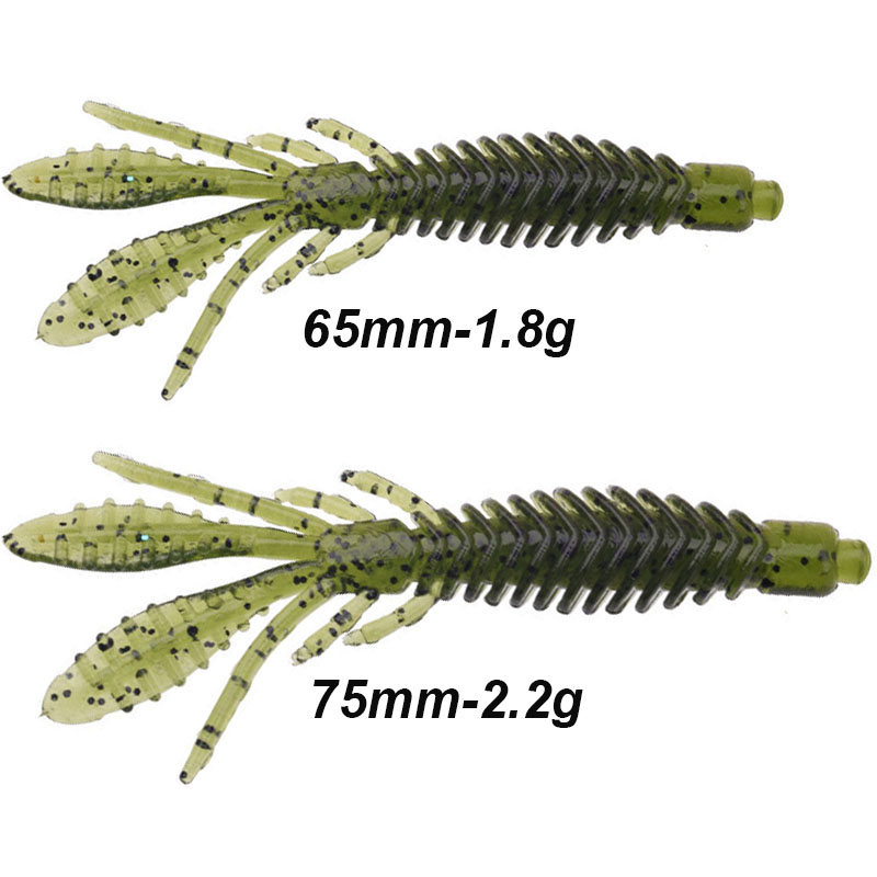 Westbass 5Pcs Zachte Larve Bai - Fishing Lure Soft Plastic recensie en prijs