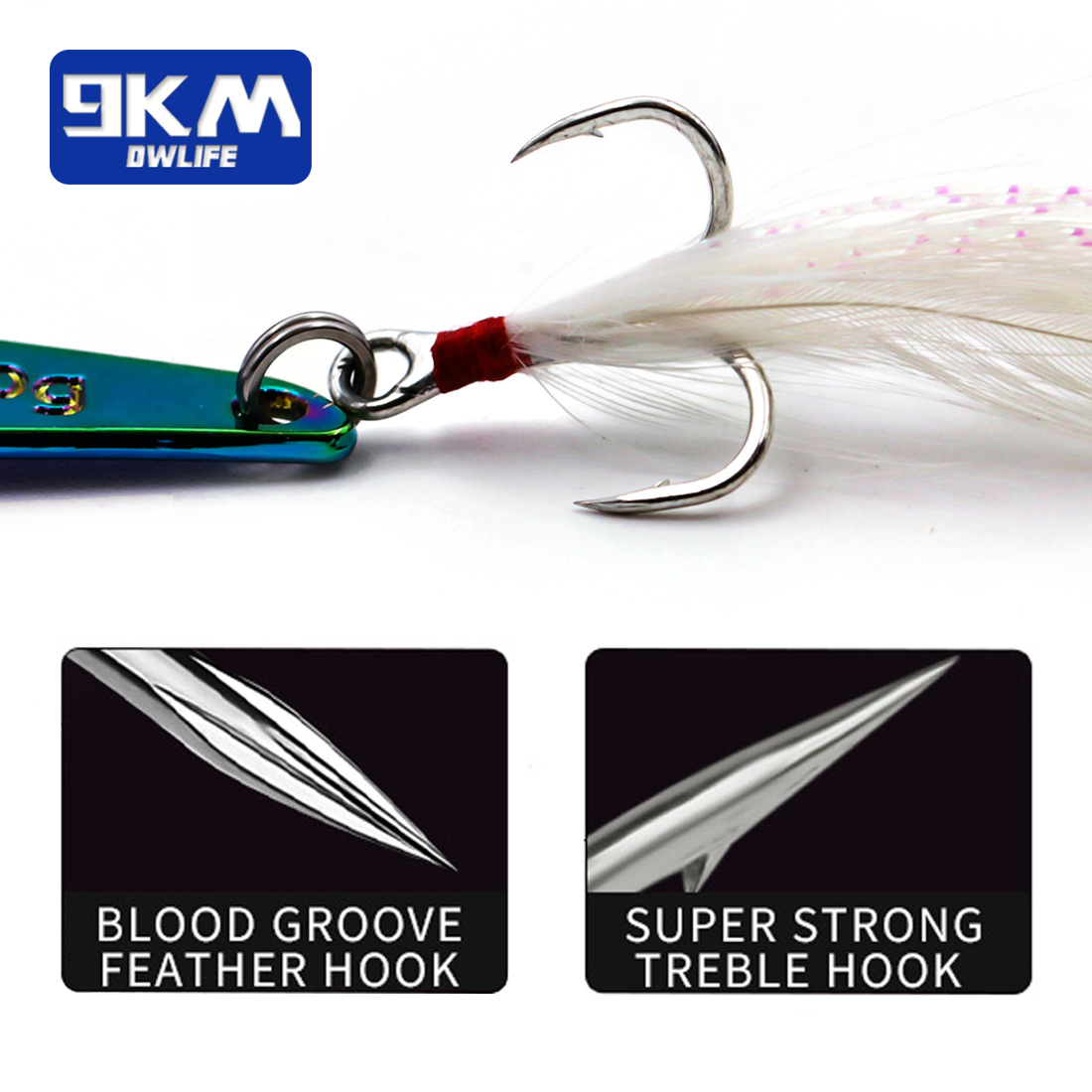 9KM 1PCS Metal Blade Vissen Lo - Fishing Lure Blade Bait recensie en prijs