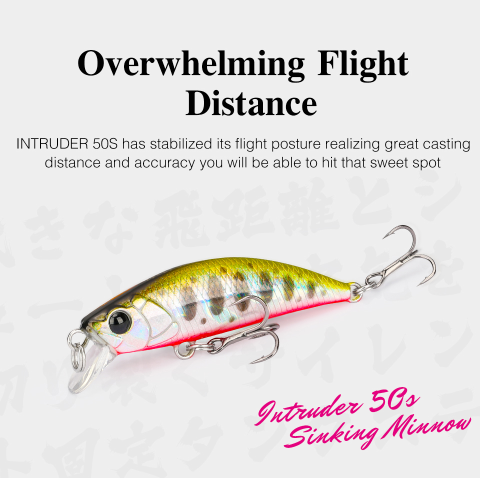 TSURINOYA 50S NIEUWE KLEUR 5 c - Fishing Lure Jerkbait recensie en prijs