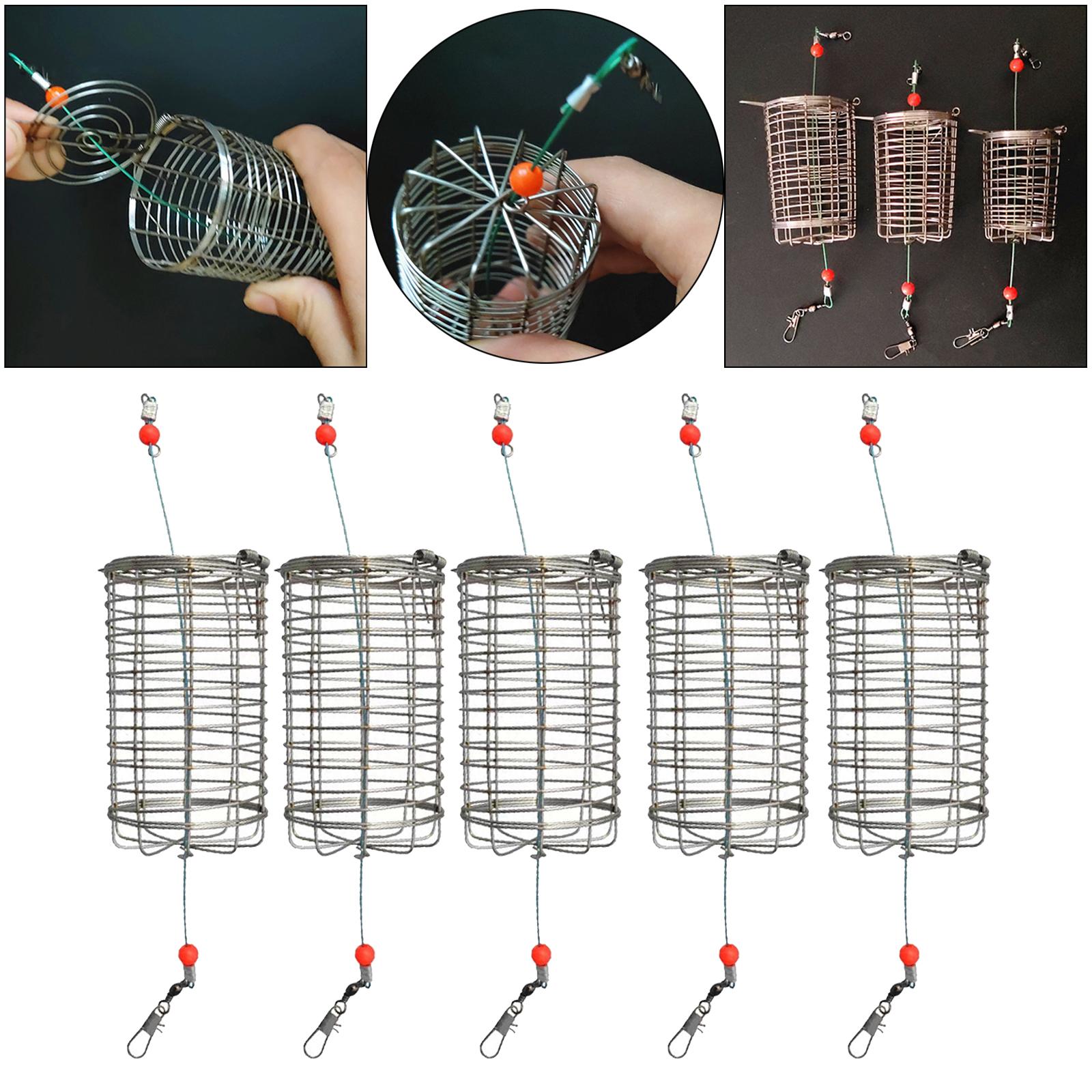 5x Solid Fishing Feeder Cage T - Fishing Lure Box recensie en prijs