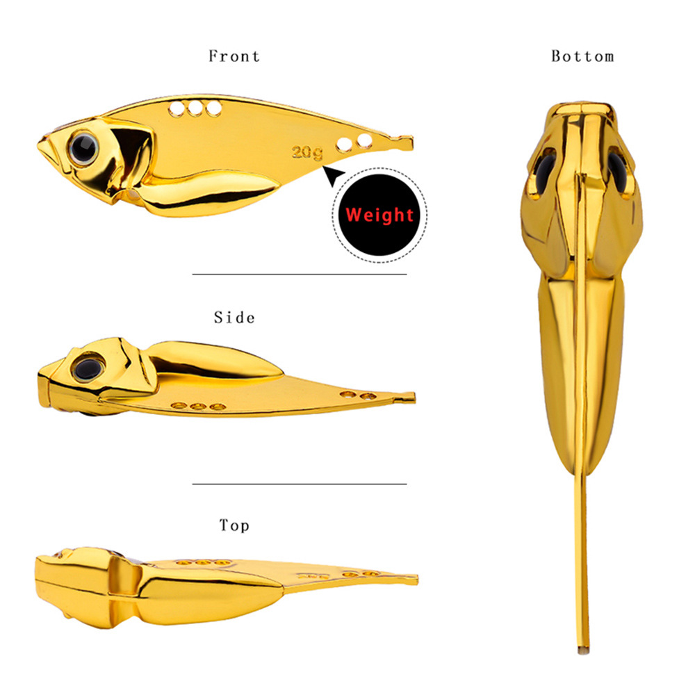 Gepersonaliseerde gegraveerde  - Fishing Lure Blade Bait recensie en prijs