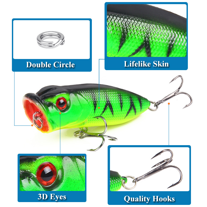 6 stks 6 kleuren (opp zak)/5 s - Fishing Lure Soft Plastic recensie en prijs